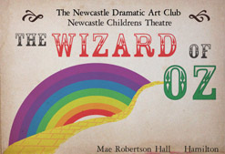 Poster from the first production of Newcastle Children’s Theatre.